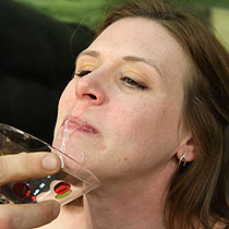 Stella Leigh swallows cum